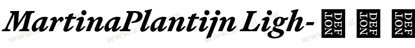 MartinaPlantijn Ligh字体转换